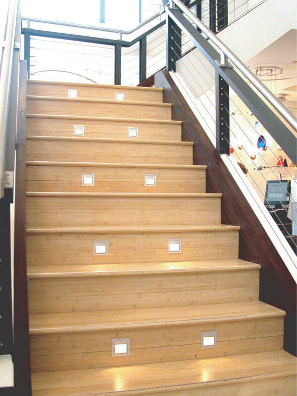 Alternate Step Staircase Lighting