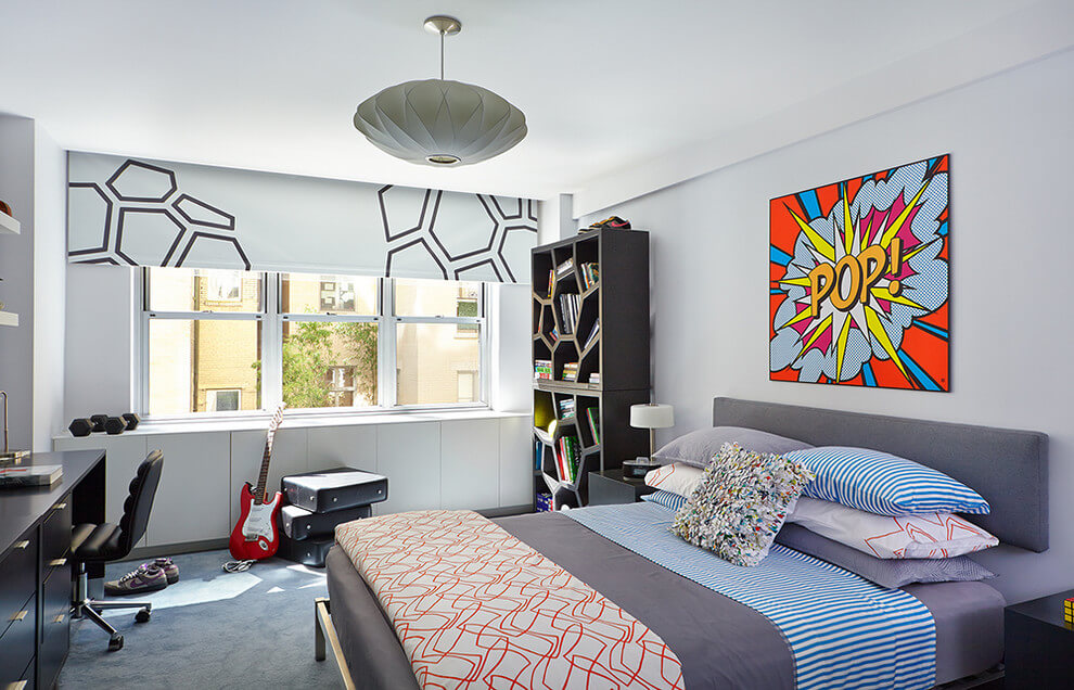 Eclectic Bedroom For Young Kids
