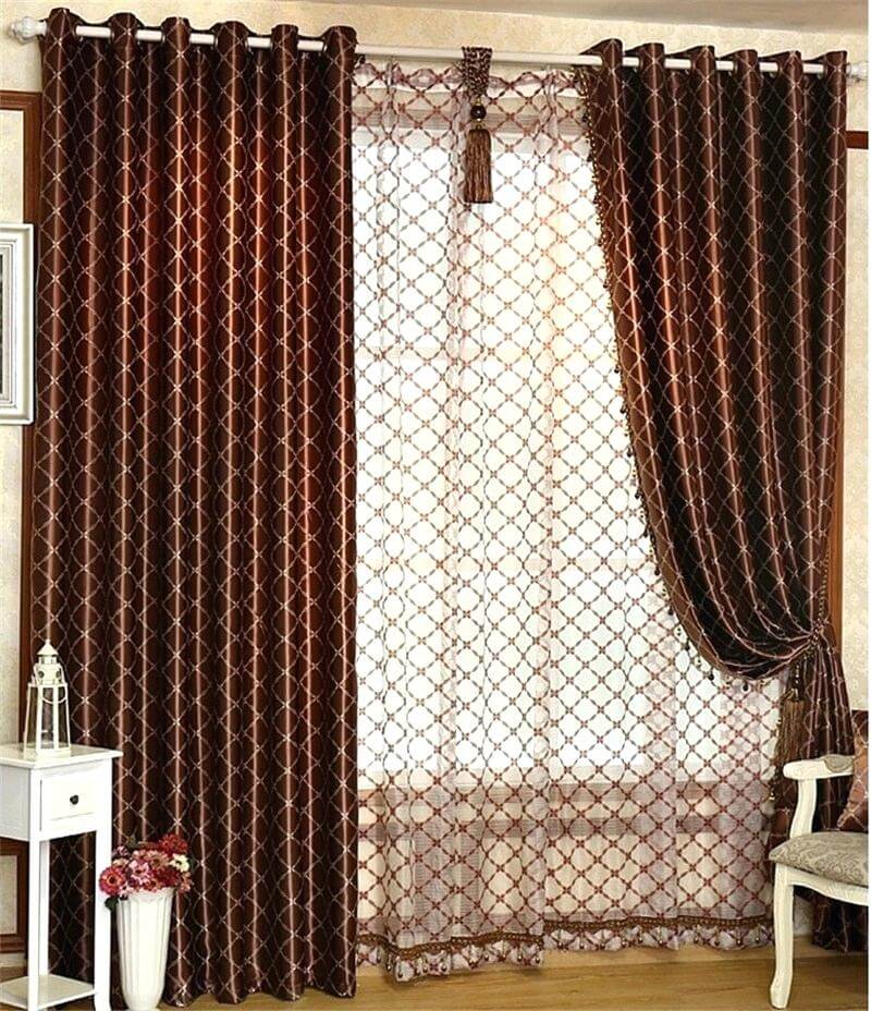 Layer Sheers With Thick Curtains