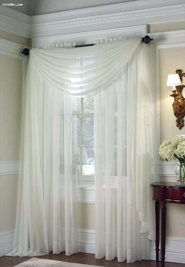 Sheer Over Sheer Curtain Design