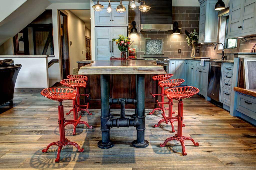 Industrial Dining Table Set Design