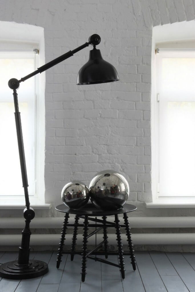 Industrial Style Arc Floor Lamp