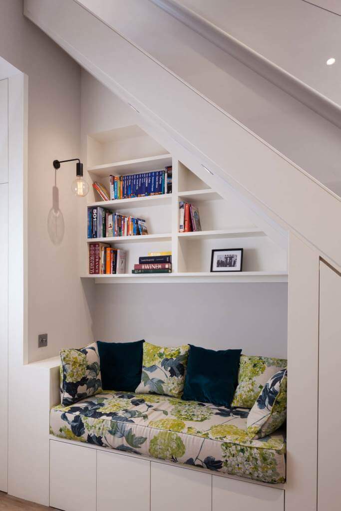Reading Nook Under Staircase