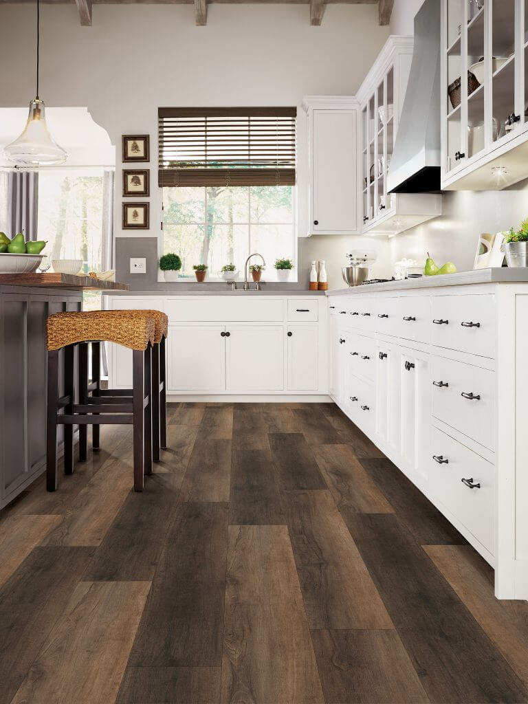 Opt For Laminate Flooring In Low Cost Modular Kitchen Design