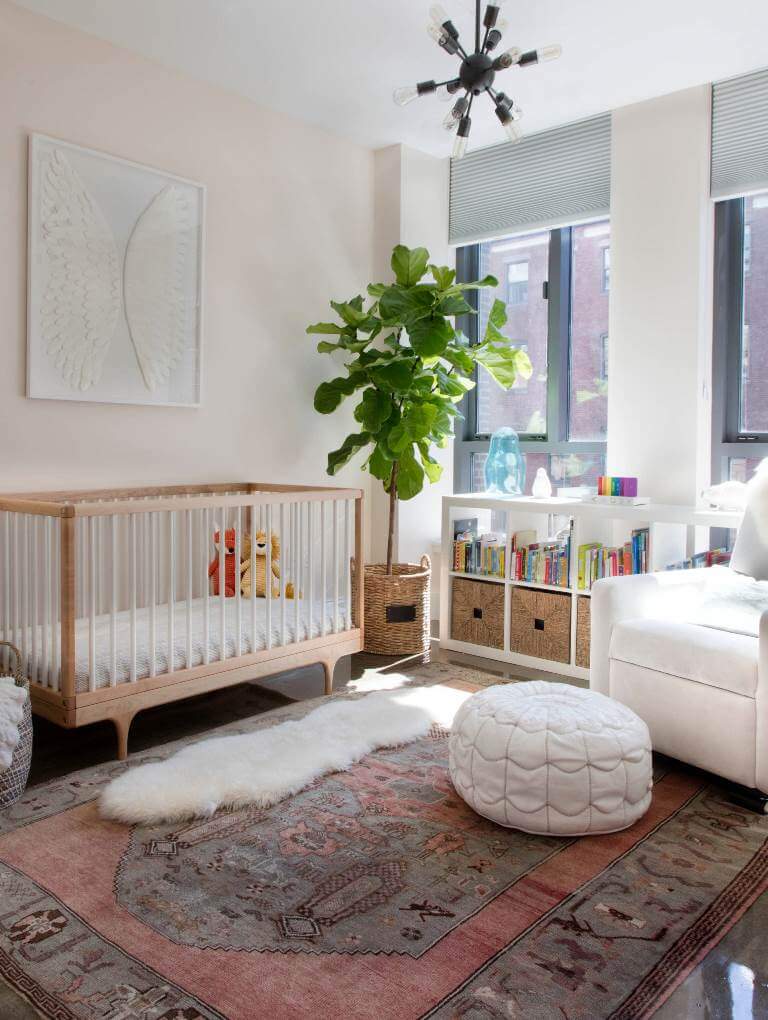 Transitional Baby Room Decor